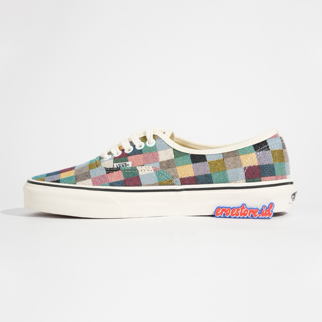 Authen woven checkerboard multicolor