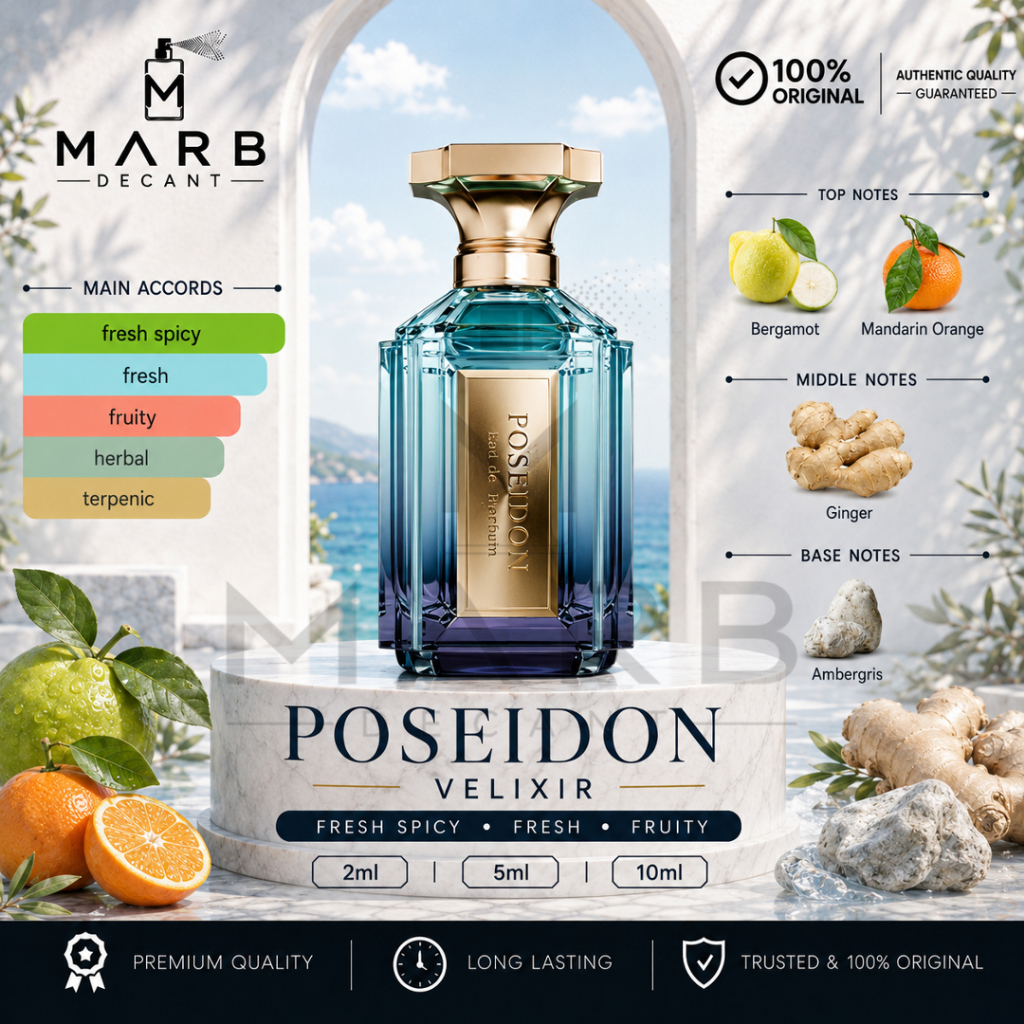 Decant Velixir Poseidon | 2ml, 5ml, 10ml - MARB Decant