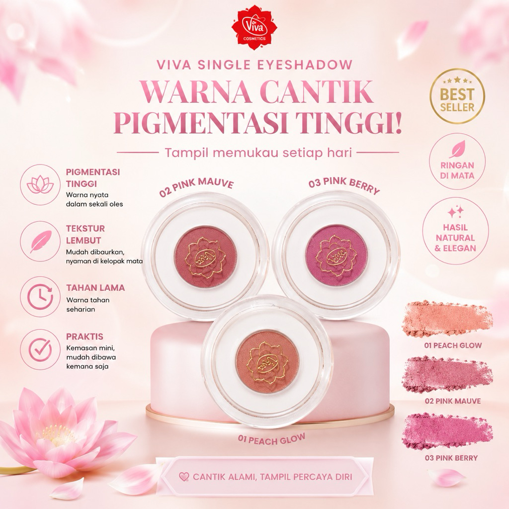Viva Single Eyeshadow / Pigmented cantik