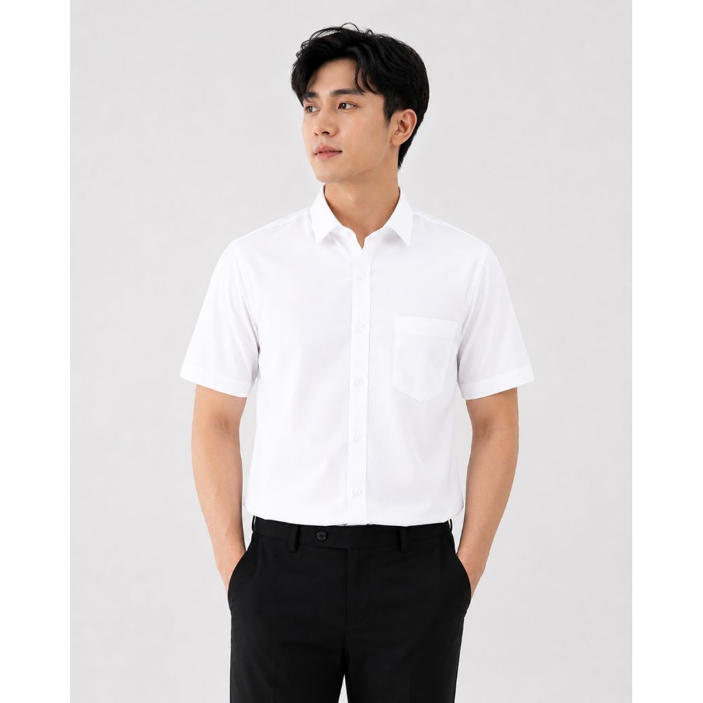 HEM putih Katun toyobo