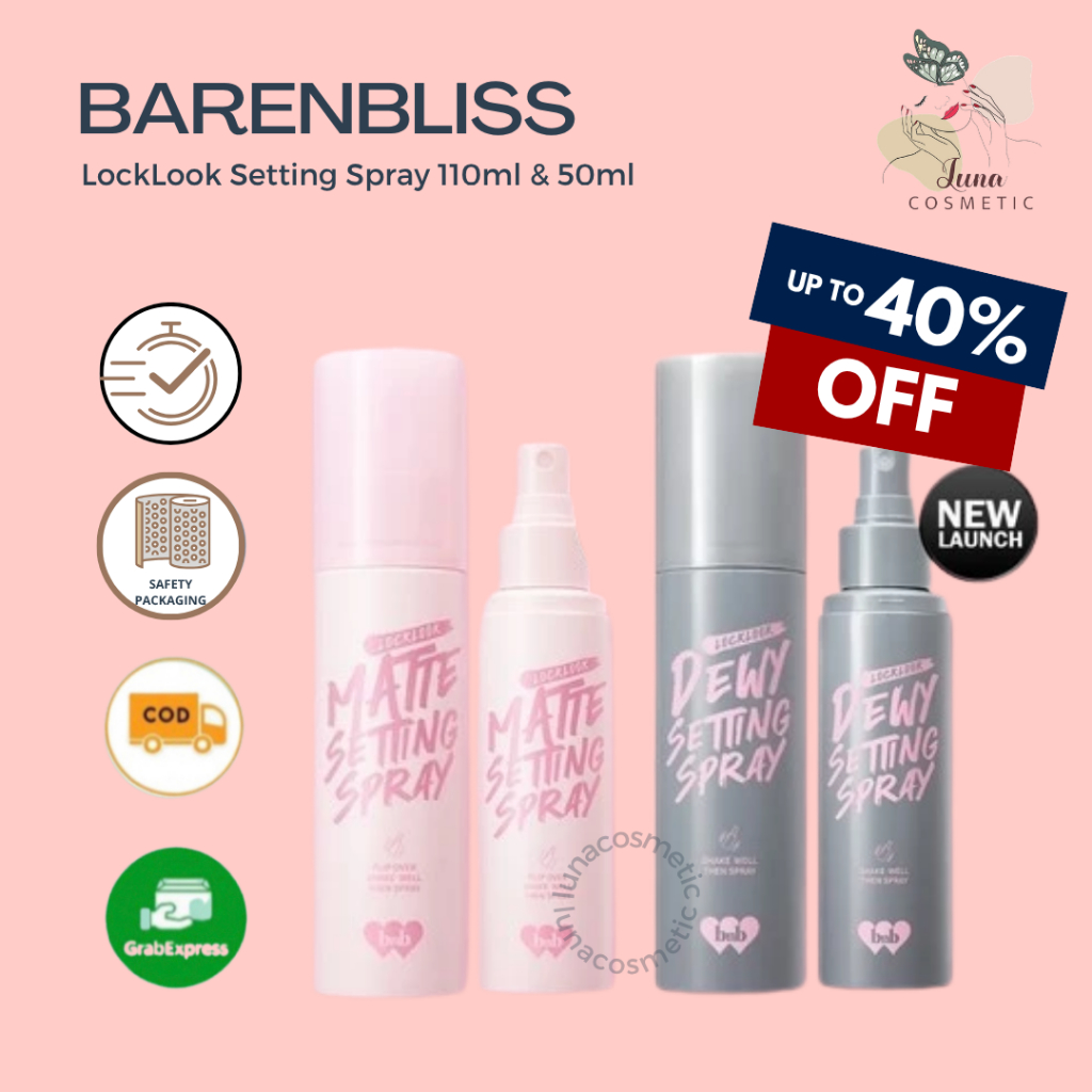 BNB barenbliss LockLook Setting Spray 110ml&50ml