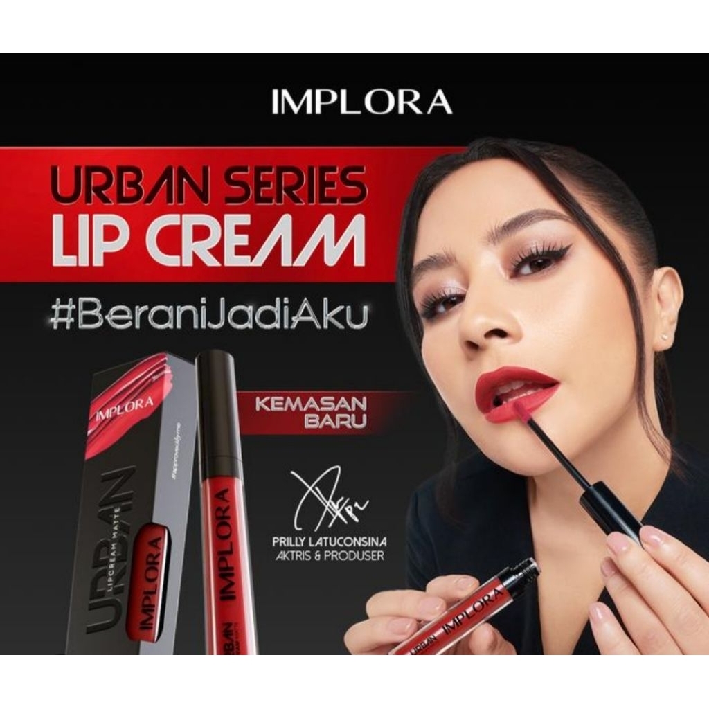 Implora lip cream kemasan baru