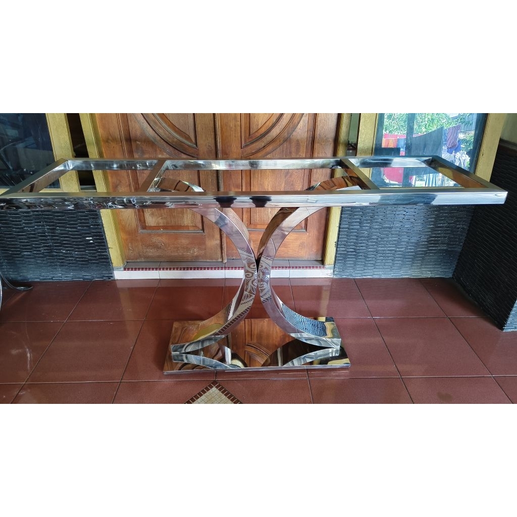 meja consule stainless
