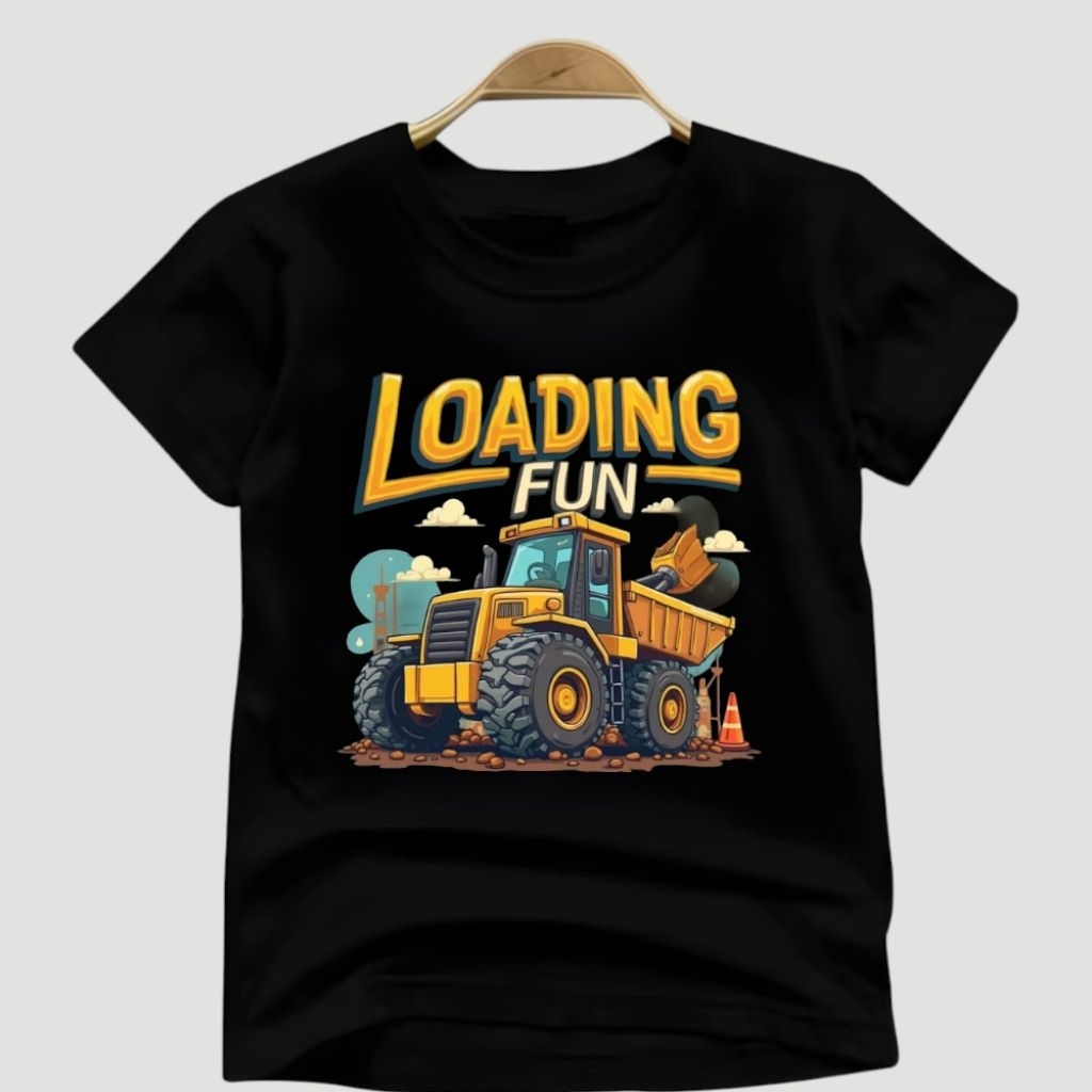 kaos anak Gambar loader Loading fun