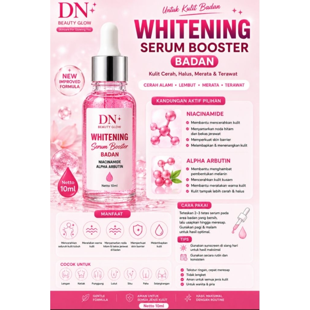 Whitening body serum