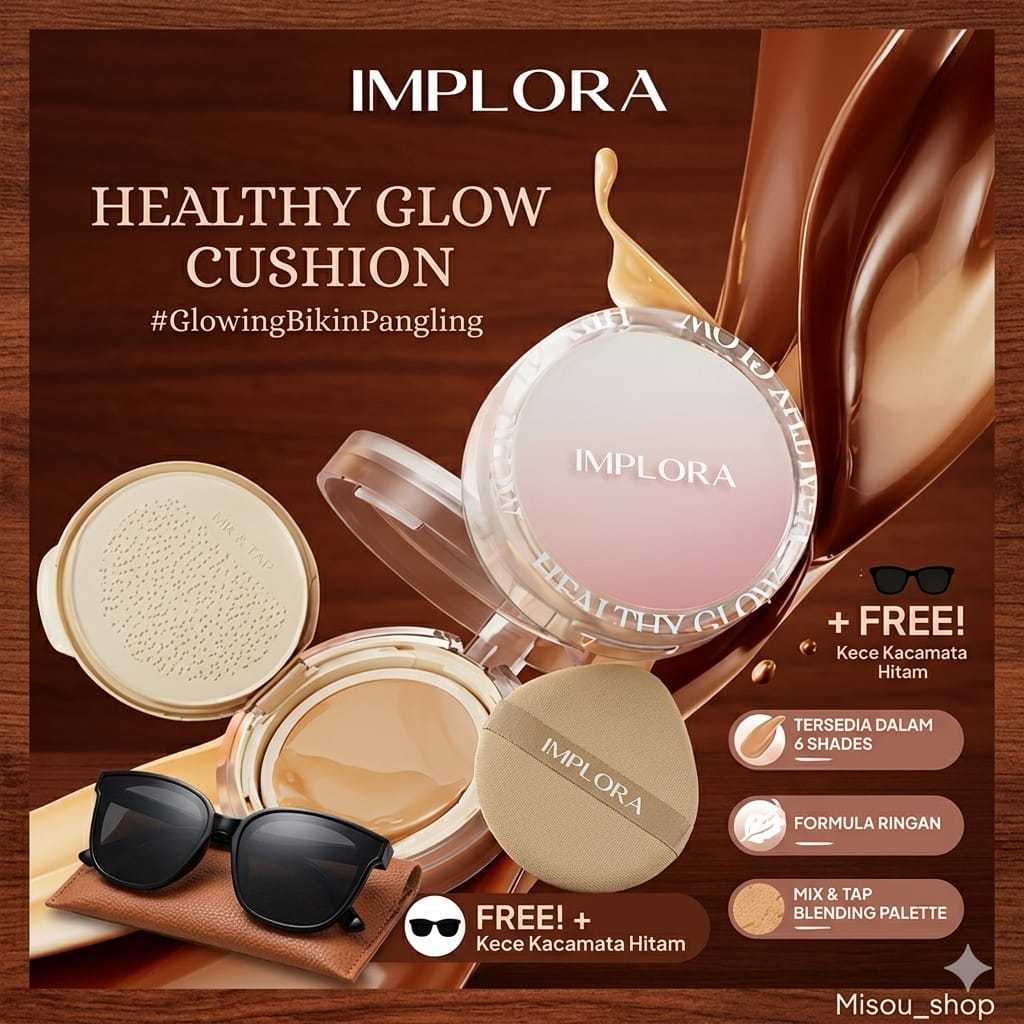 IMPLORA HEALTHY GLOW CUSHION 13gr - BEDAK IMPLORA