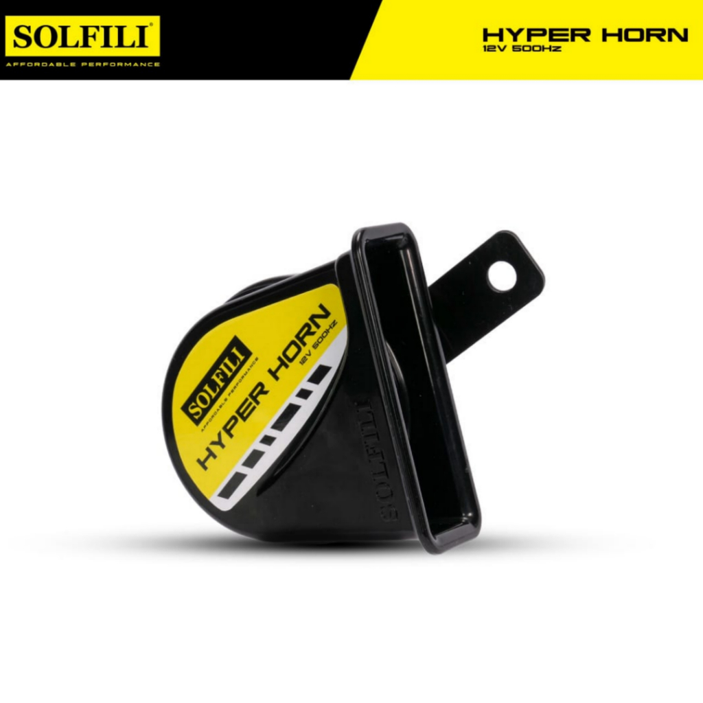 Solfili - Hyper Horn Universal Klakson Hitam