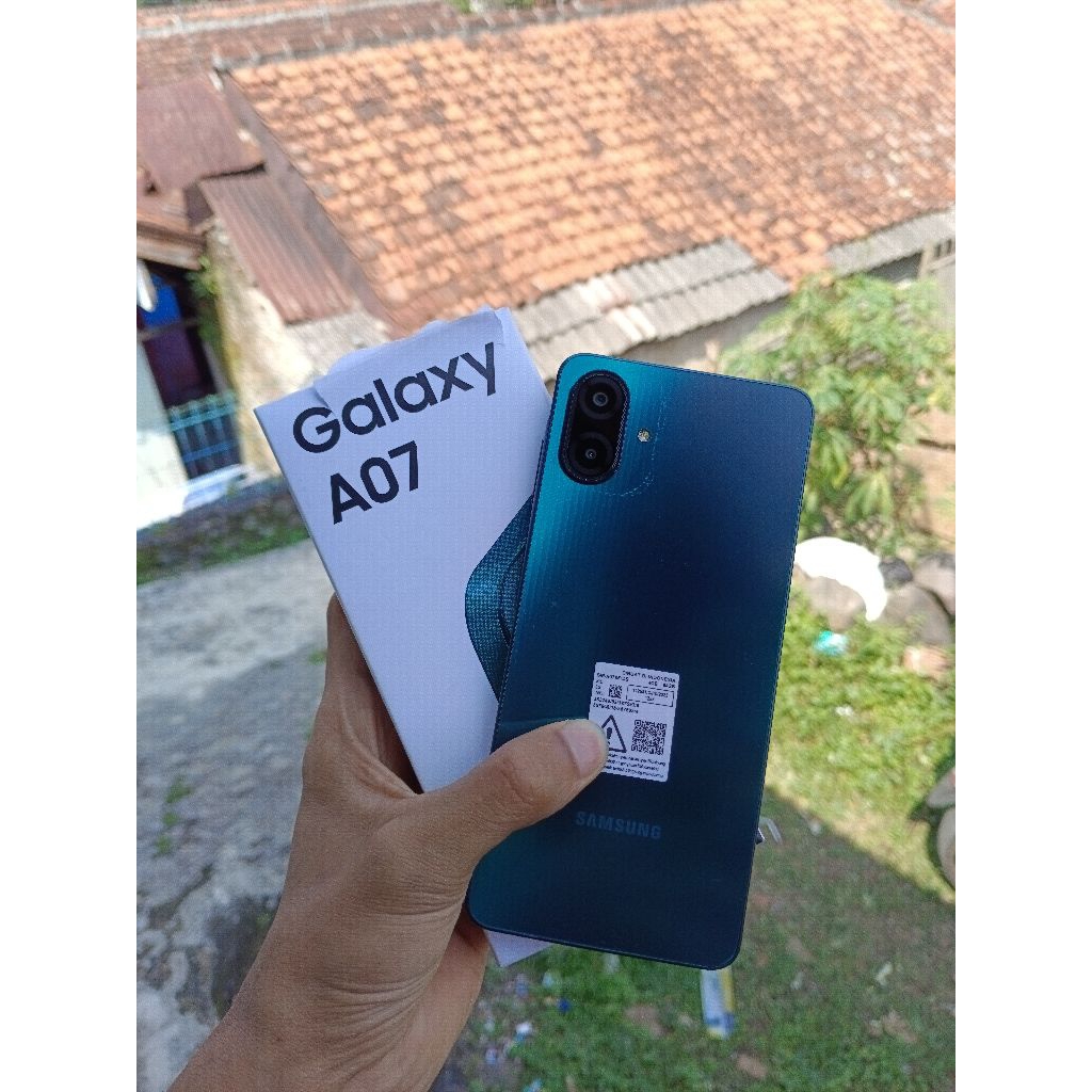 samsung A07 4/64 Fulset Orian Garansi Resmi mulus
