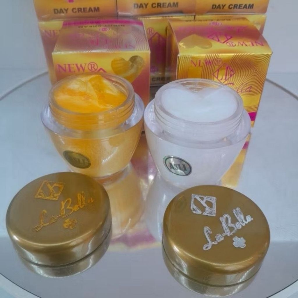 3PCS CREAM LABELLA SIANG/MALAM BPOM
