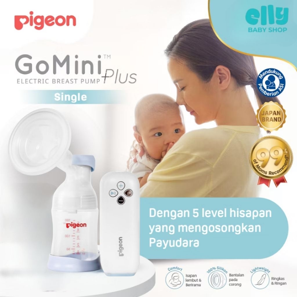 Pigeon Breast Pump Go mini Plus Single - Pompa Asi eletric