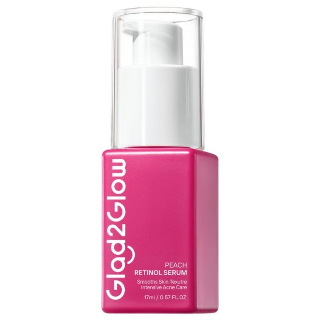 glad2glow peach retinol serum