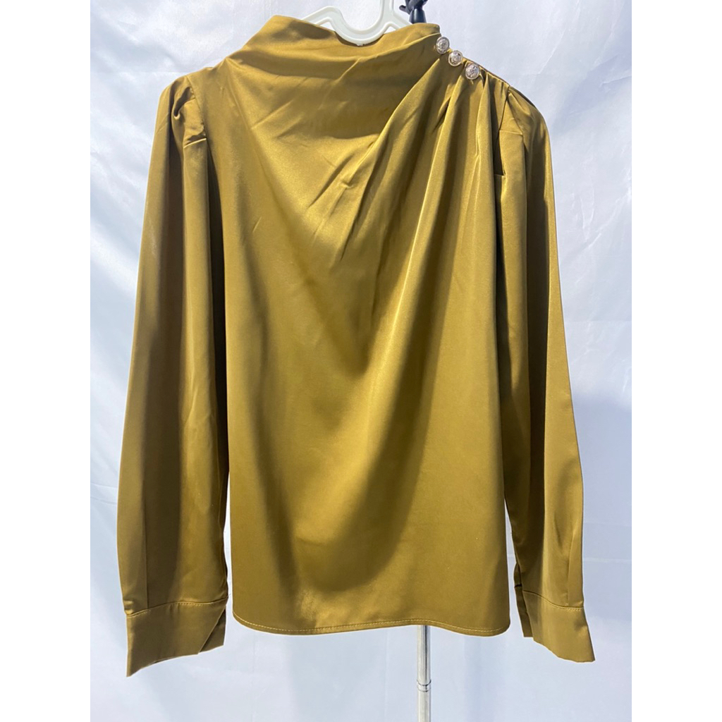 Blouse Formal Gold - Preloved