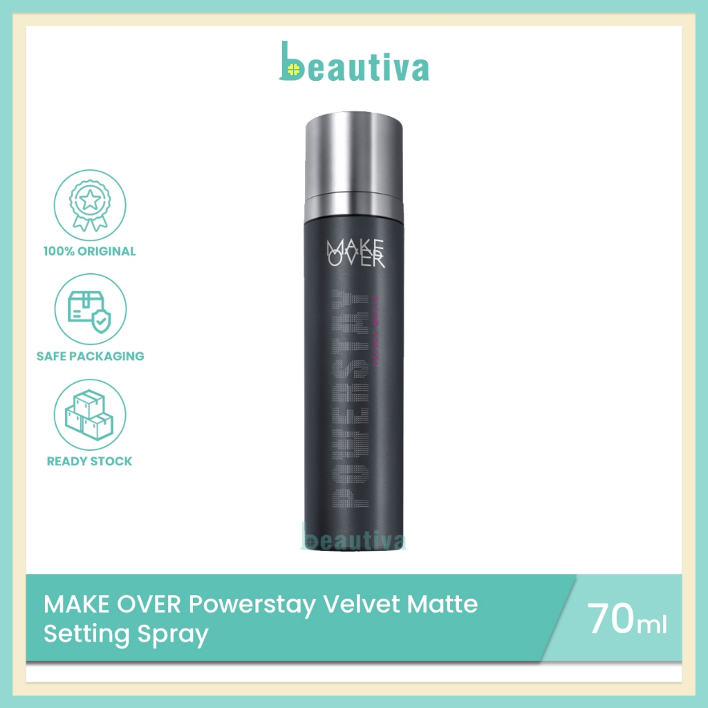 MAKE OVER Powerstay Velvet Matte Setting Spray 70ml