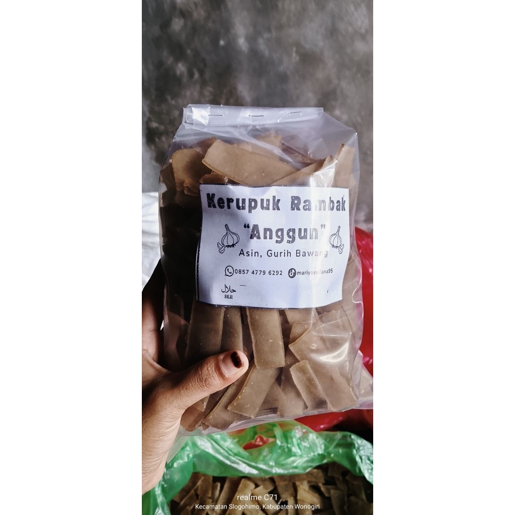 kerupuk rambak tapioka