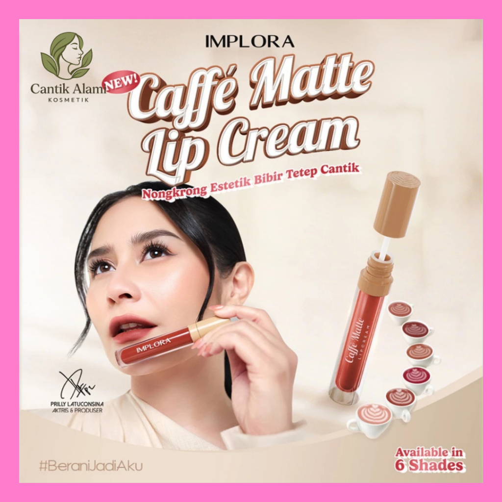 KCA Implora Caffe Matte Lip Cream Transferproof High Coverage | BlurMatte & Ringan | Transferproof