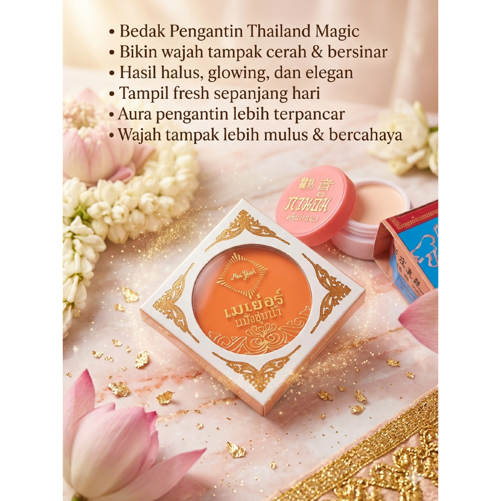 Bedak pengantin ringan aura