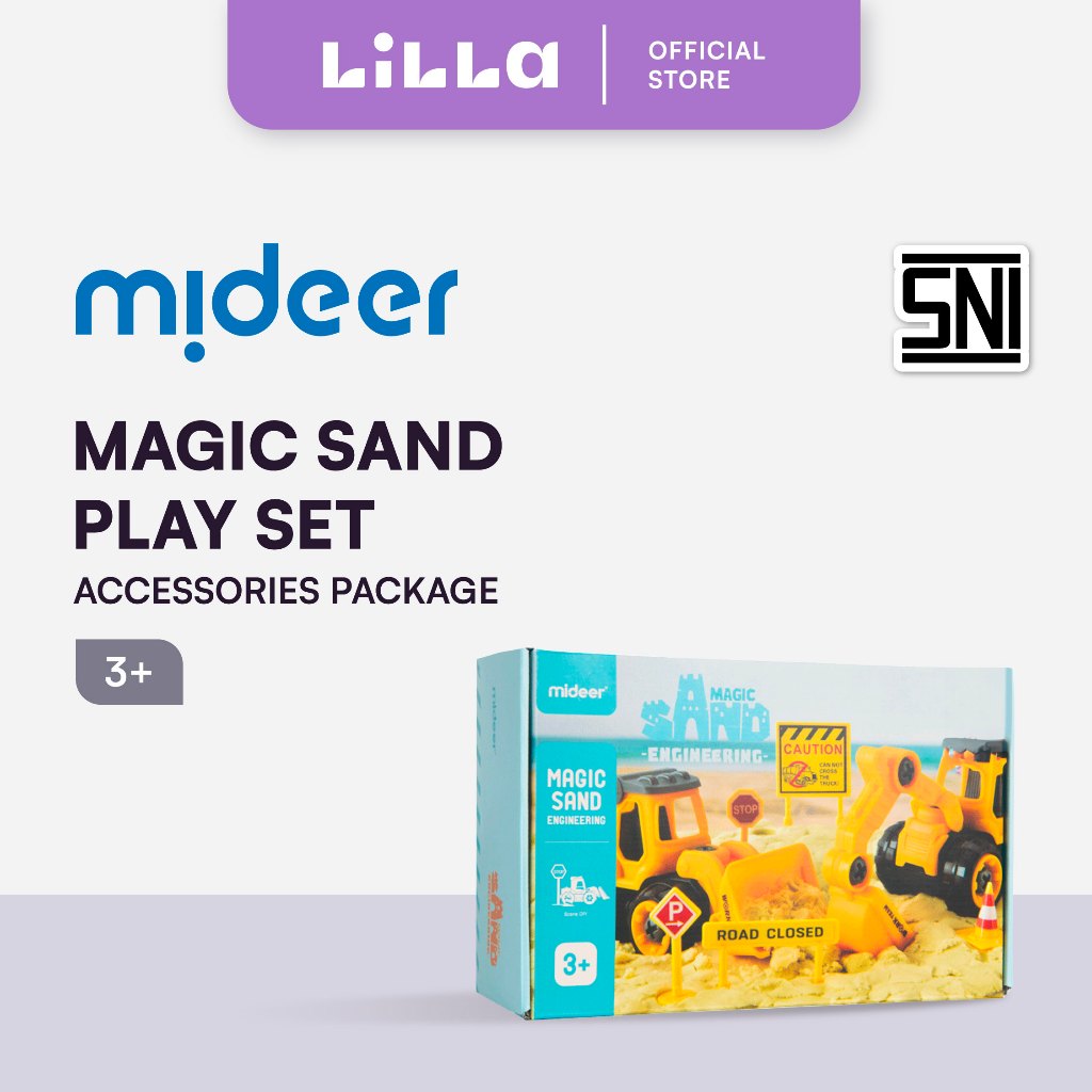 Mideer Magic Sand Play Set Accessories Package