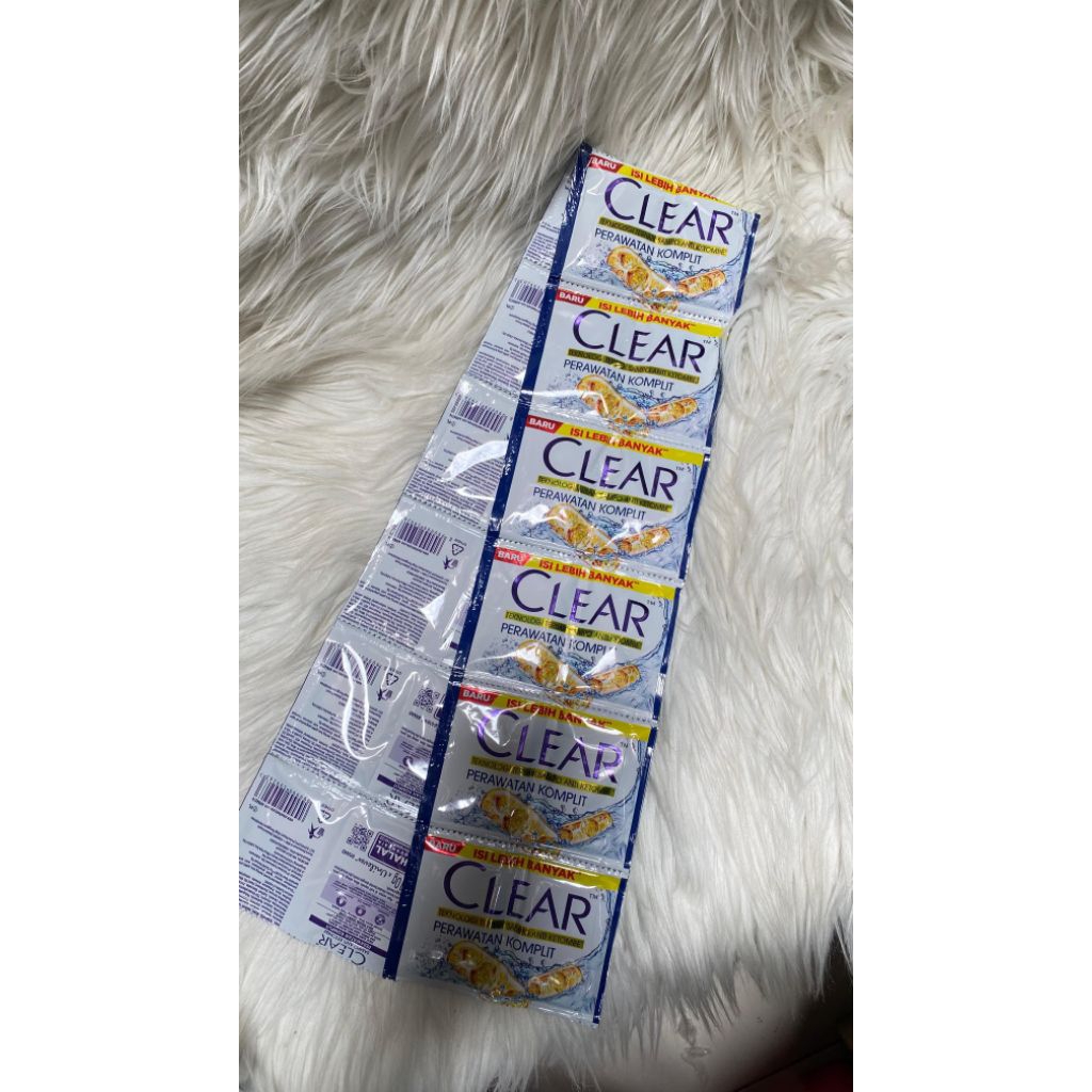 CLEAR SAMPO SACHET 1LUSIN
