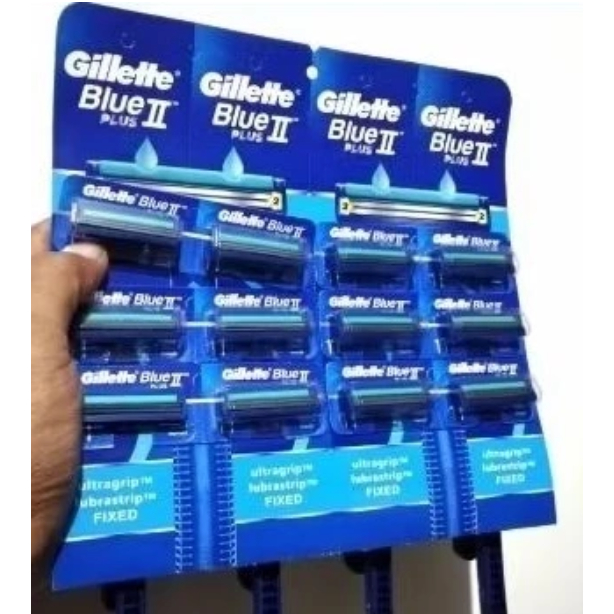 Alat Cukur Blue 12 pcs