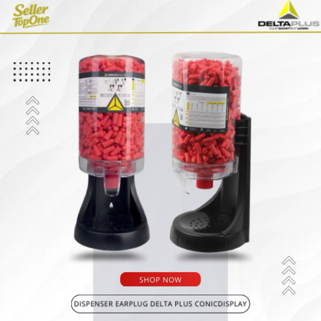Earplug Dispenser Deltaplus Conic Display 500 Pair