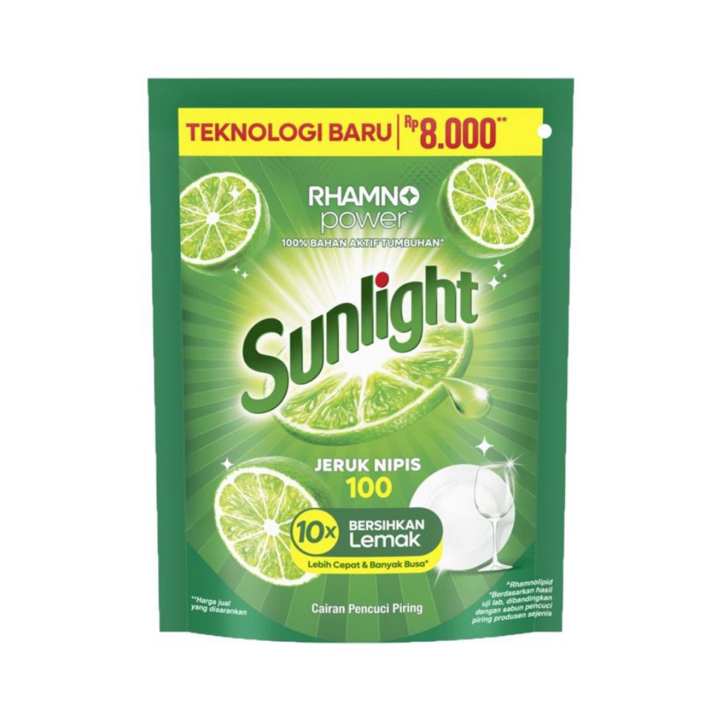 SUNLIGHT PENCUCI PIRING REF LIME 370ml ( PCS )
