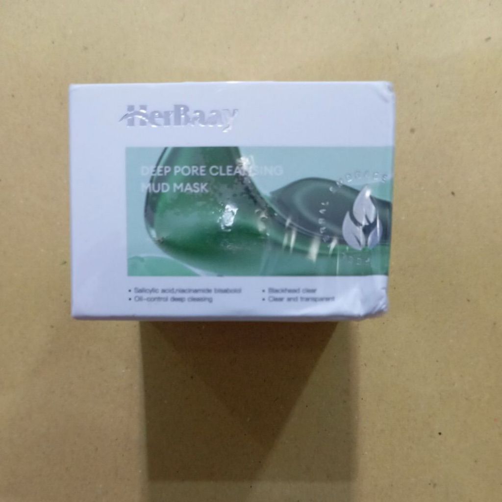 herbaay deep pore cleansing mud mask