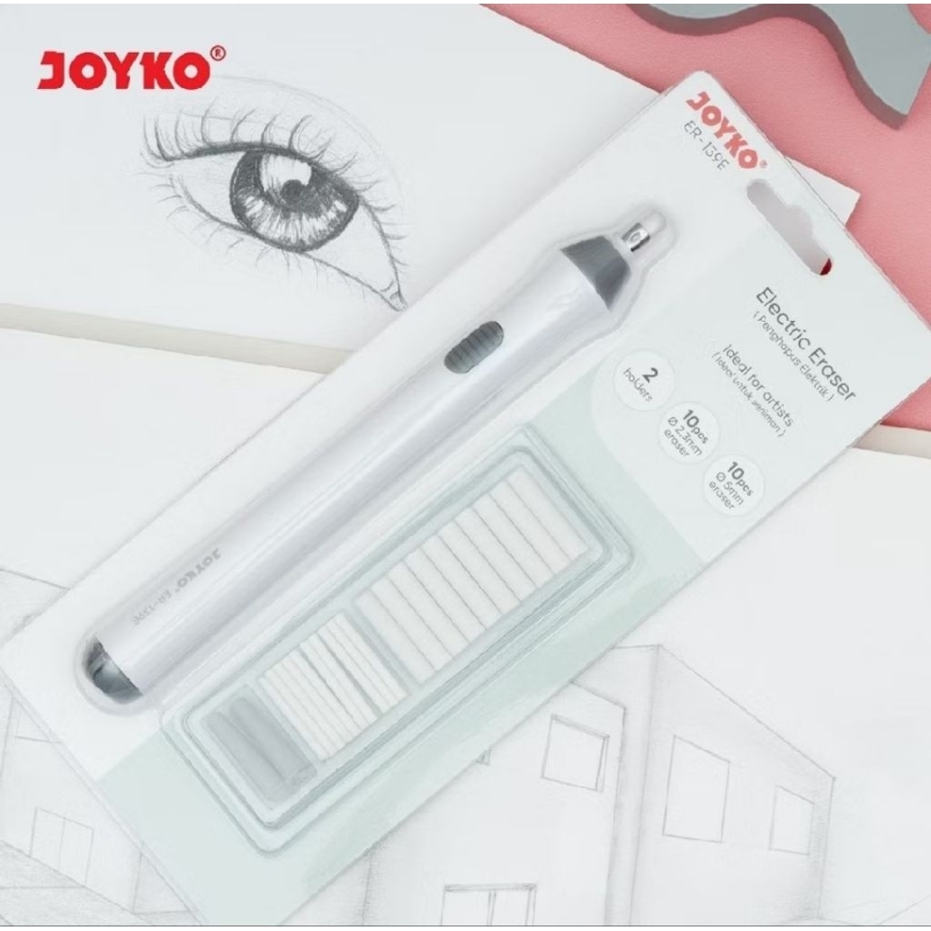 Joyko Electric Eraser Set + Refill ER-139E
