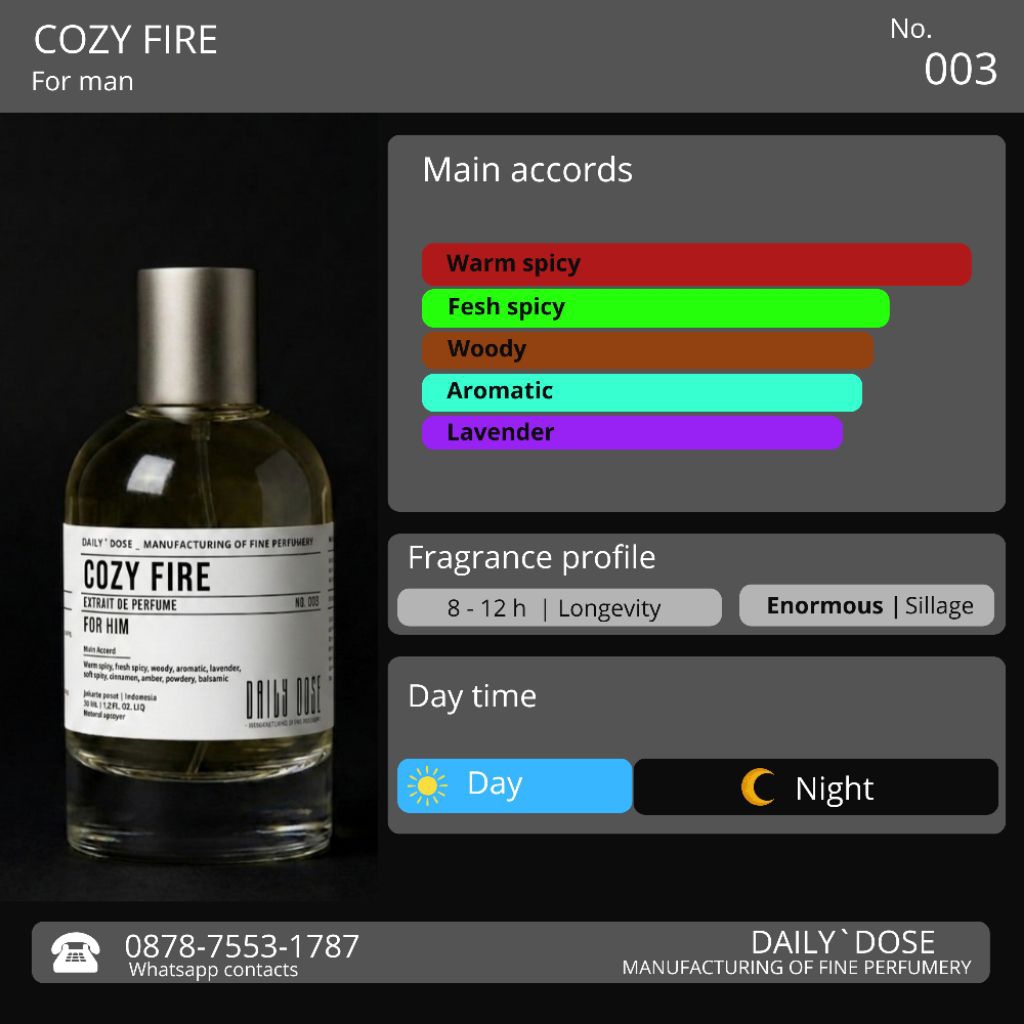 COZY FIRE_Daily`dose scent for men _EXTRAIT