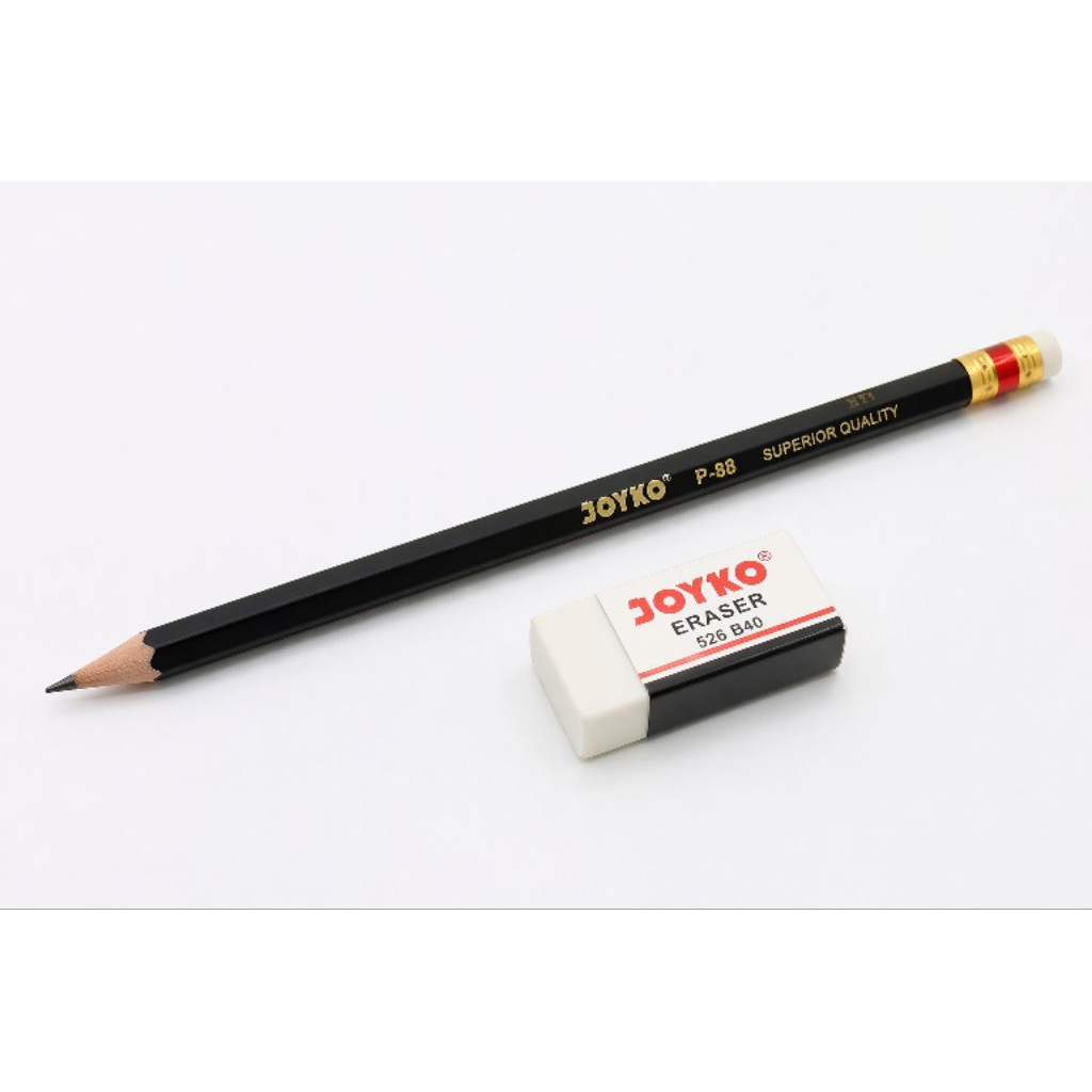 Pensil 2B + Penghapus Joyko