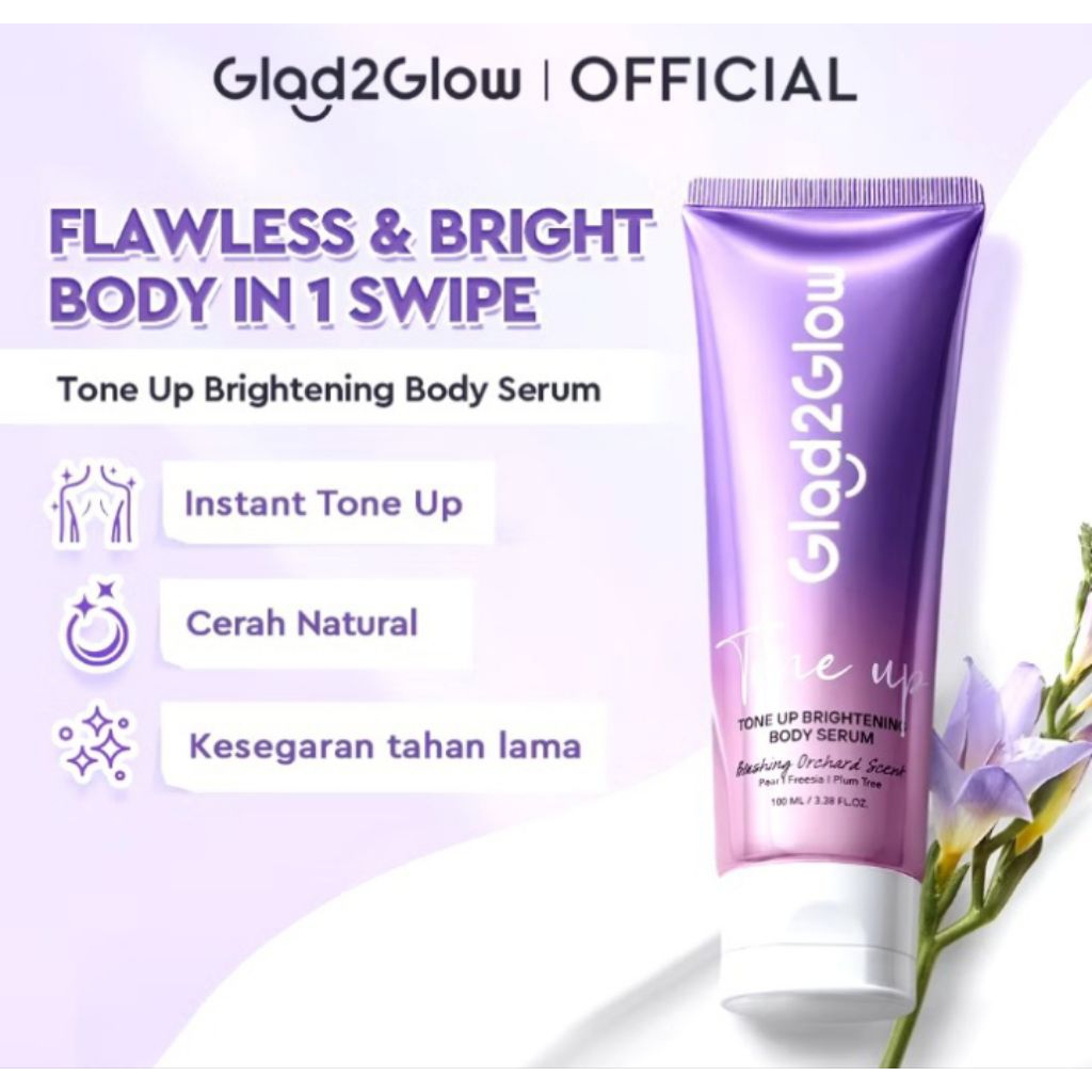 Glad2glow Tone Up Body Serum