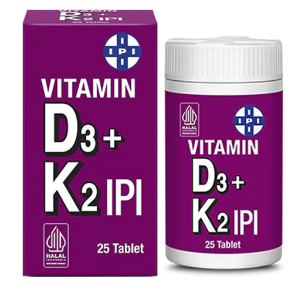 IPI VITAMIN D3 +K2 25 TAB