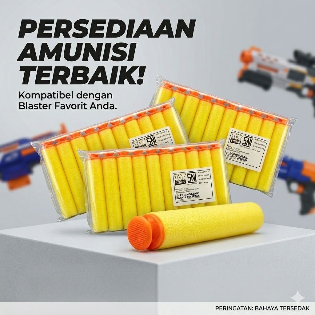 Refill Peluru Busa Eva Softbullet