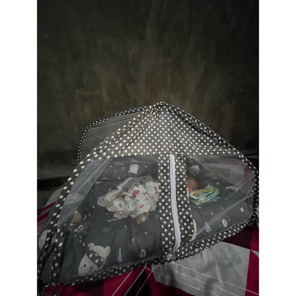 kasur set kelambu bayi