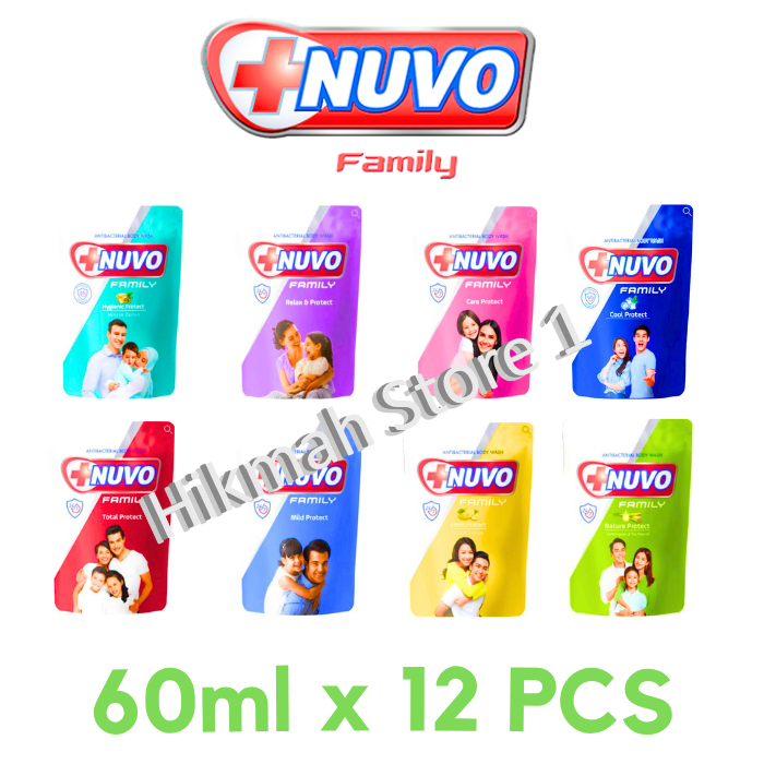 NUVO POUCH "MINI" 60ml Sabun Cair NUVO Refill Mini