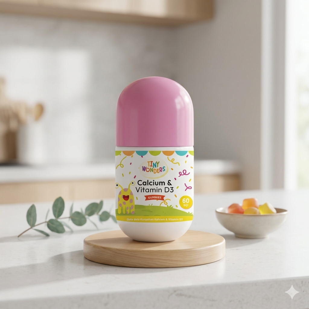 Tiny Wonders Gummies Calcium D3 60 Gummies