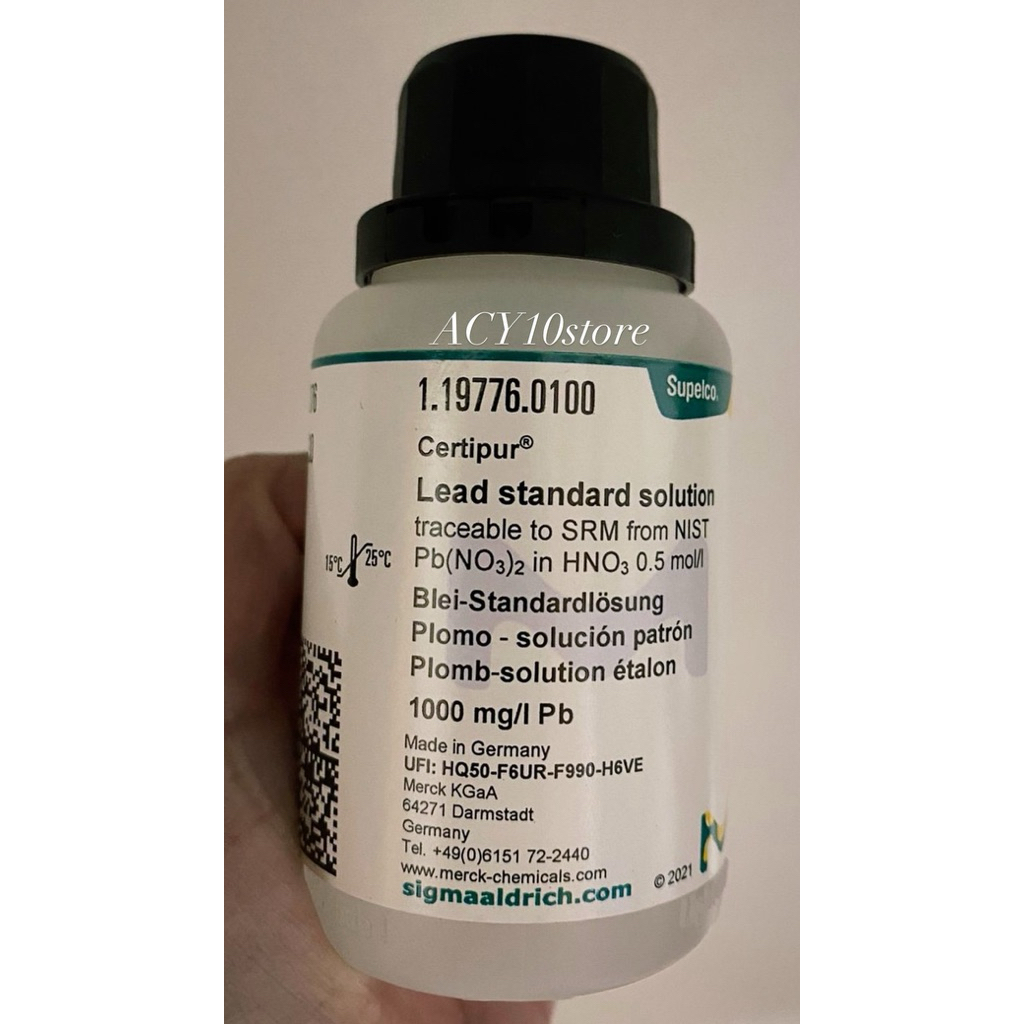 MERCK 1.19776.0100 Lead Standard Solution 100ml