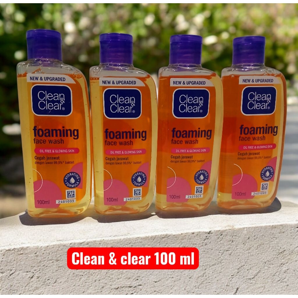 Clean & clear foaming face wash 100ml