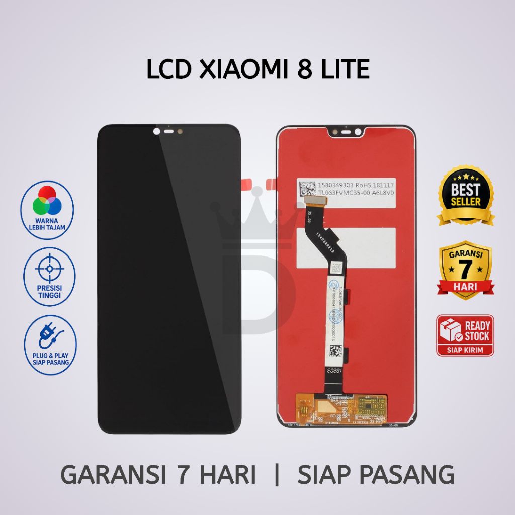 LCD TOUCHSCREEN XIAOMI MI 8 LITE FULLSET