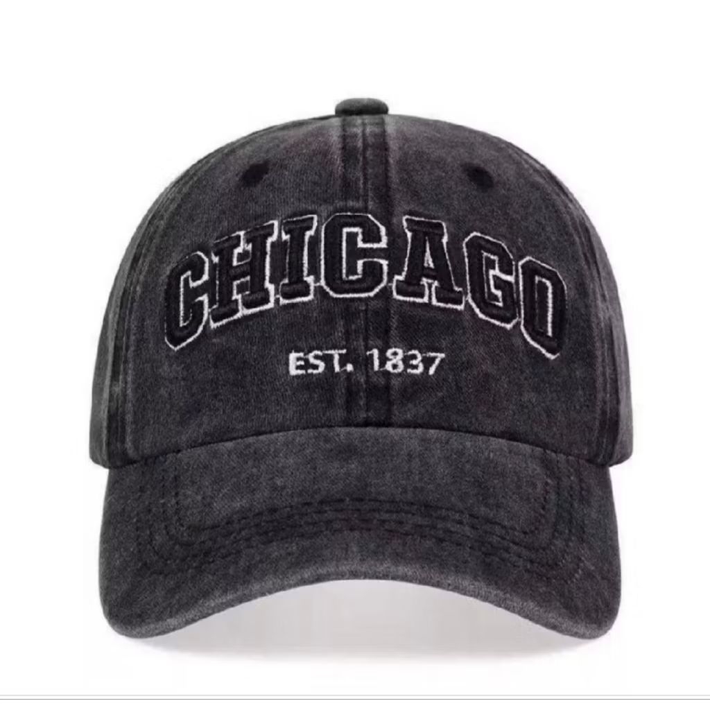 TOPI BASEBALL BORDIR CHICAGO