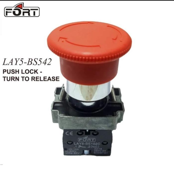 LAY5-BS542 EMERGENCY PUSH BUTTON FORT