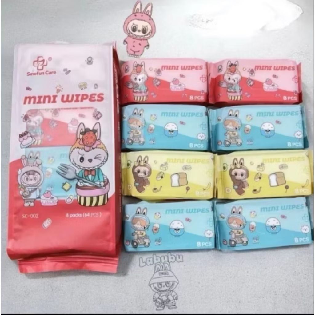 Tissue basah trevel mini...