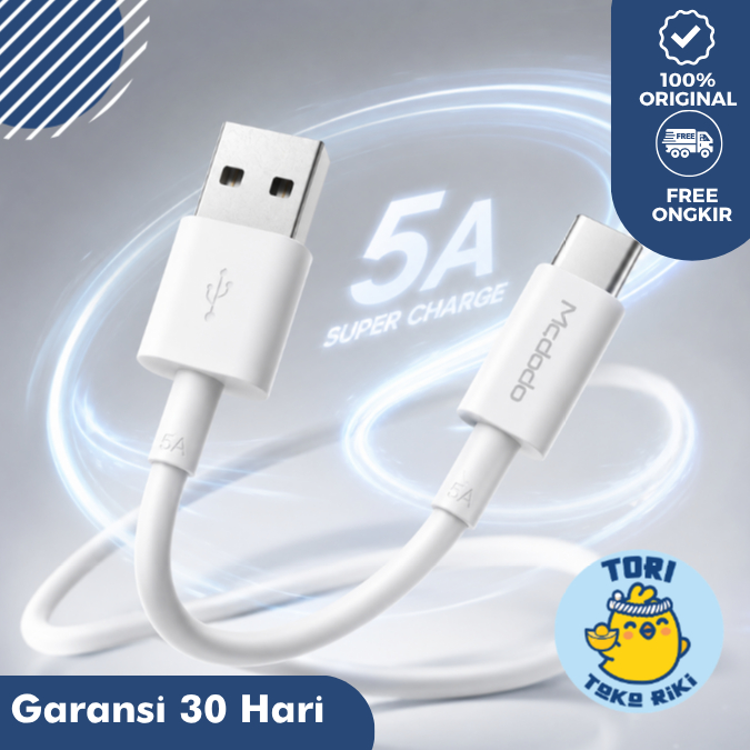 Mcdodo Kabel Data Type-C 5A Fast Charging Data Sync 1 Meter CA-6380