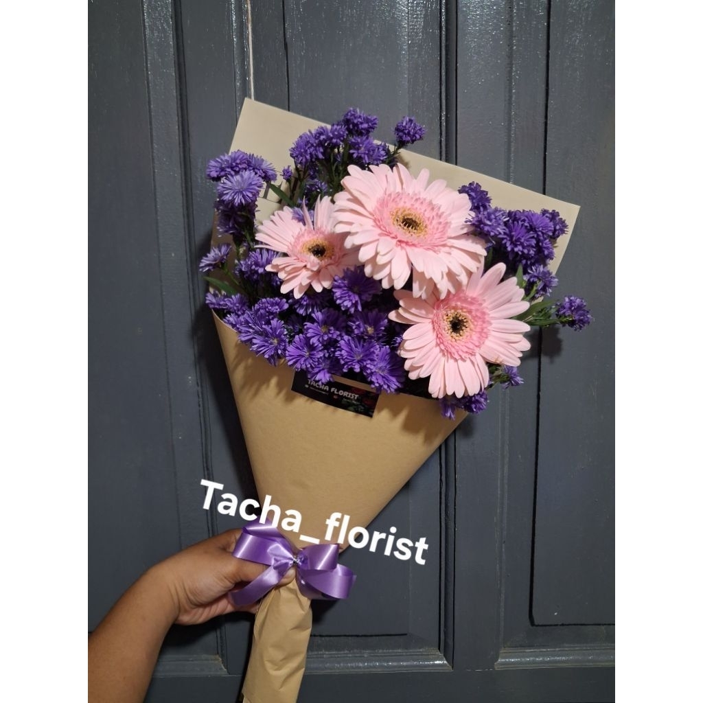 buket bunga gerbera mix pikok