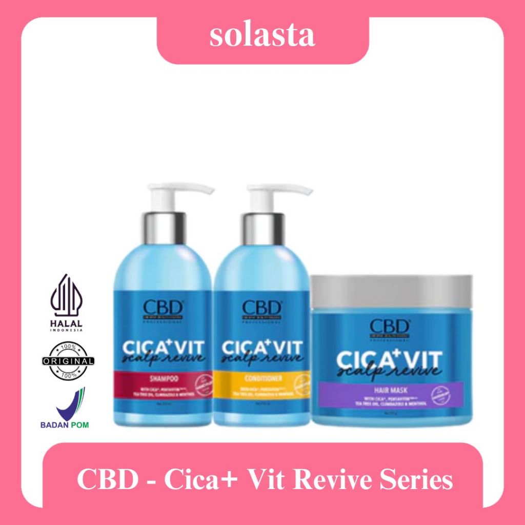 Solasta - CBD CICA+ VIT REVIVE SERIES