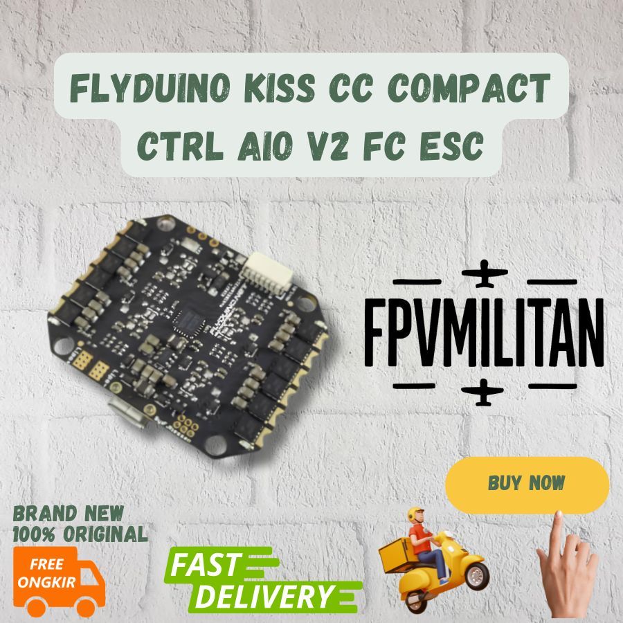 Flyduino KISS CC Compact Ctrl AIO V2 FC ESC