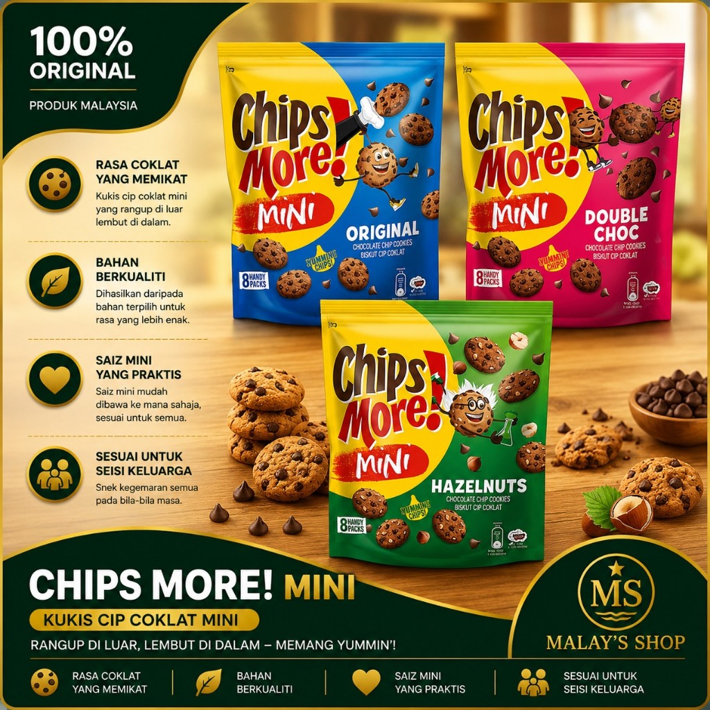 Chipsmore Mini Import Cookie Malaysia 224gr