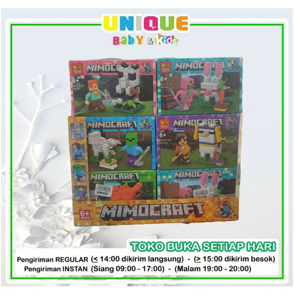 Mainan Balok Mimocraft
