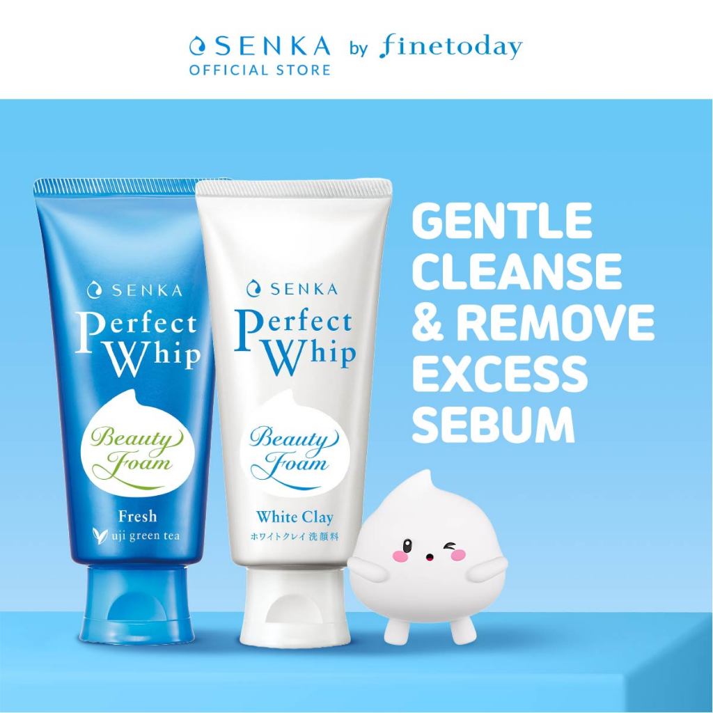[Special Bundle] Senka Perfect Whip Fresh 100gr & White Clay 120gr