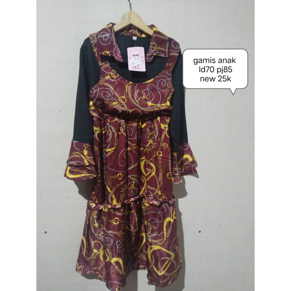 Gamis anak ld70 pj85
