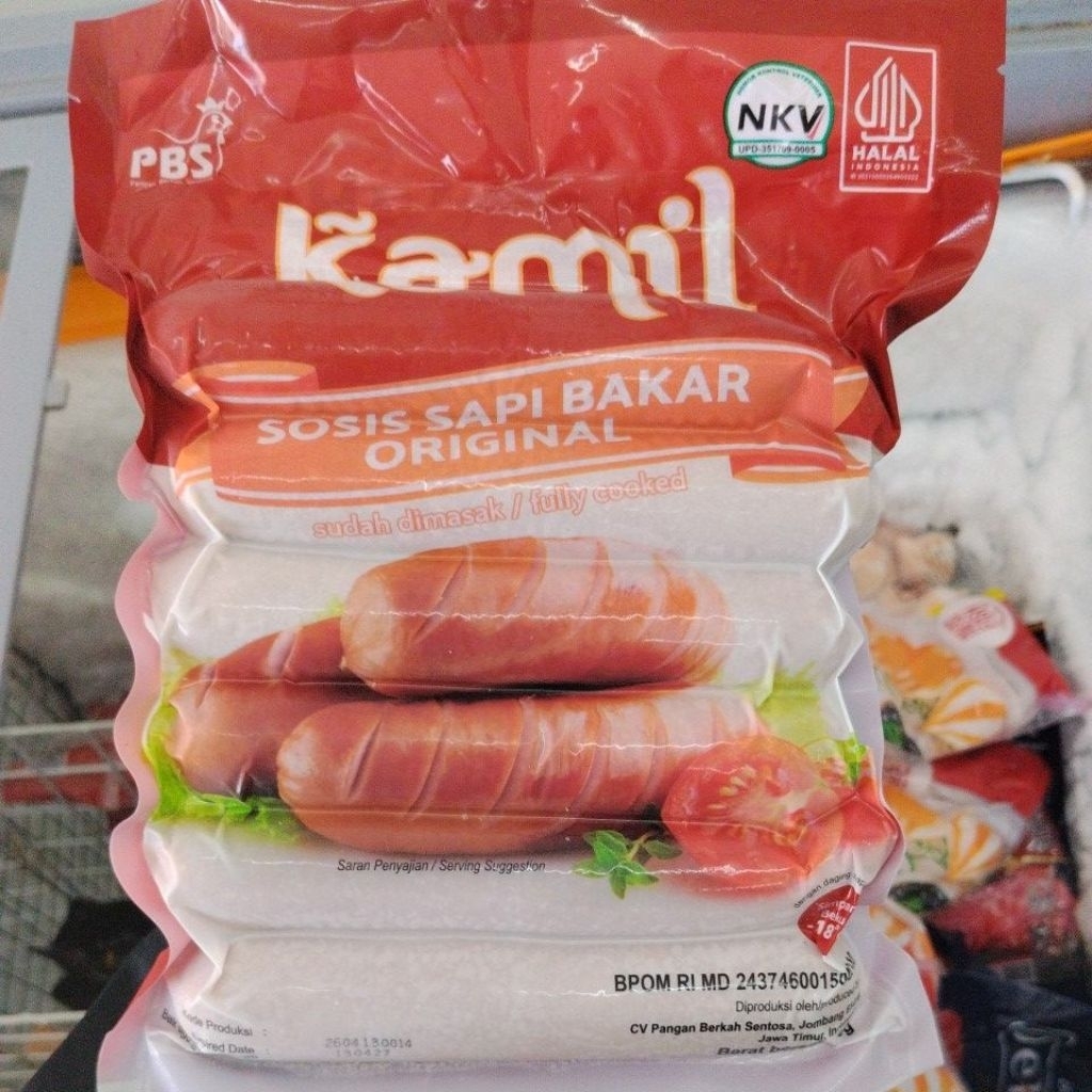 Kamil Sosis Sapi Bakar Original 500gr